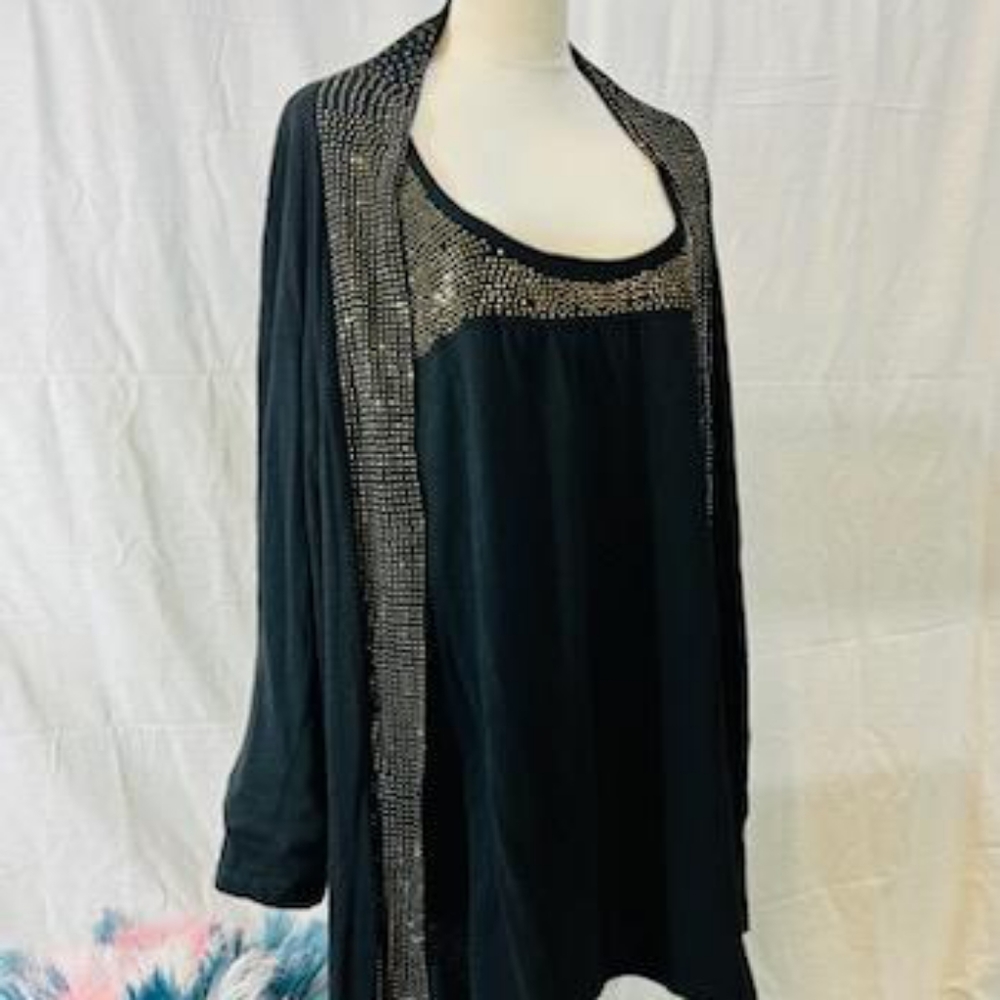 New Level Eight 2-piece set, Cardigan and Tank Top